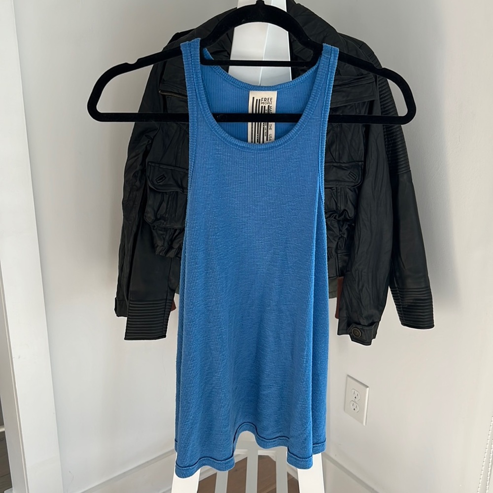 Free People Blue Tank Top size S